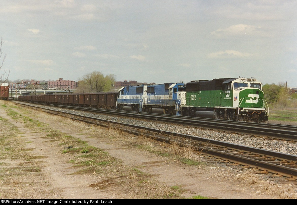 All rail ore loads cruise east through Division